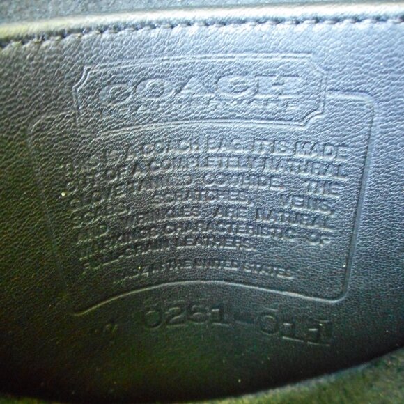 Vintage Coach NWOT Mini Belt Bag Pre 1994, 9826 in Black - Picture 10 of 10